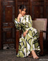 Satin Ankle Length Dress 63091
